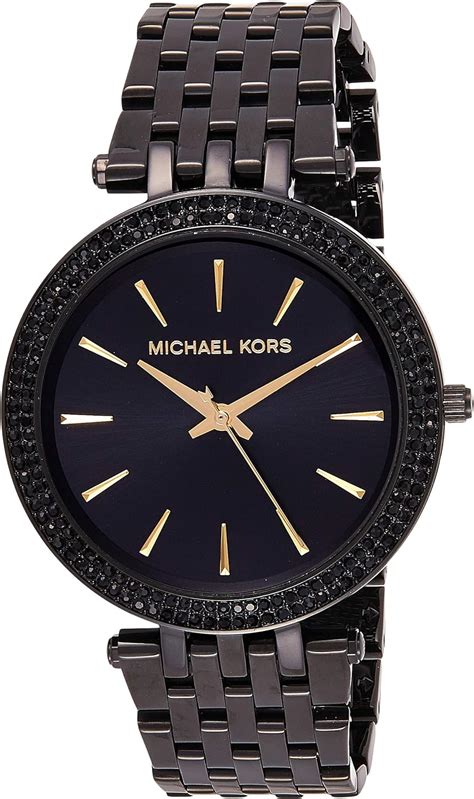 michael kors women's watch black